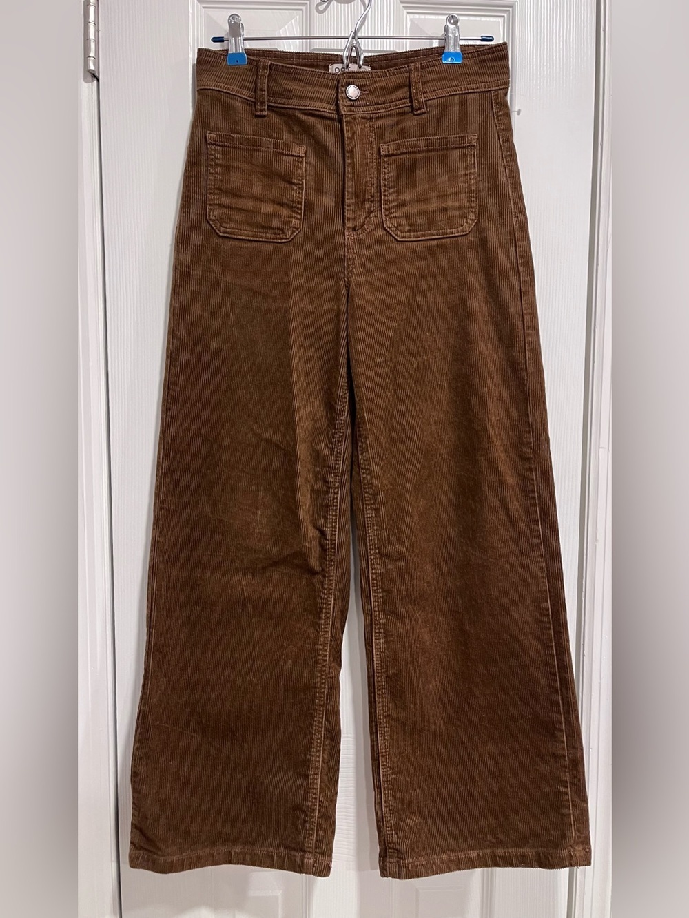 Oat New York Wide Leg Brown Corduroy Pants Size 4
